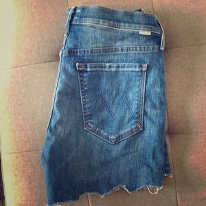 Great condition MOTHER jean shorts!